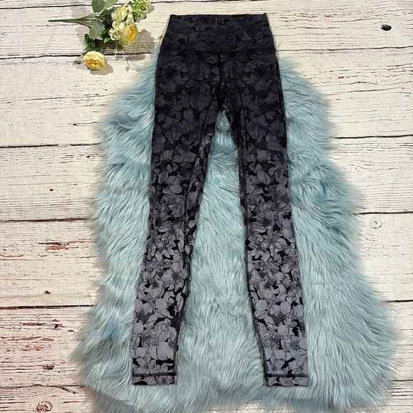 Lululemon Align Pant 28" Nightfall Blossom Multi Align Pant Full Nulu Leggings - Picture 1 of 11